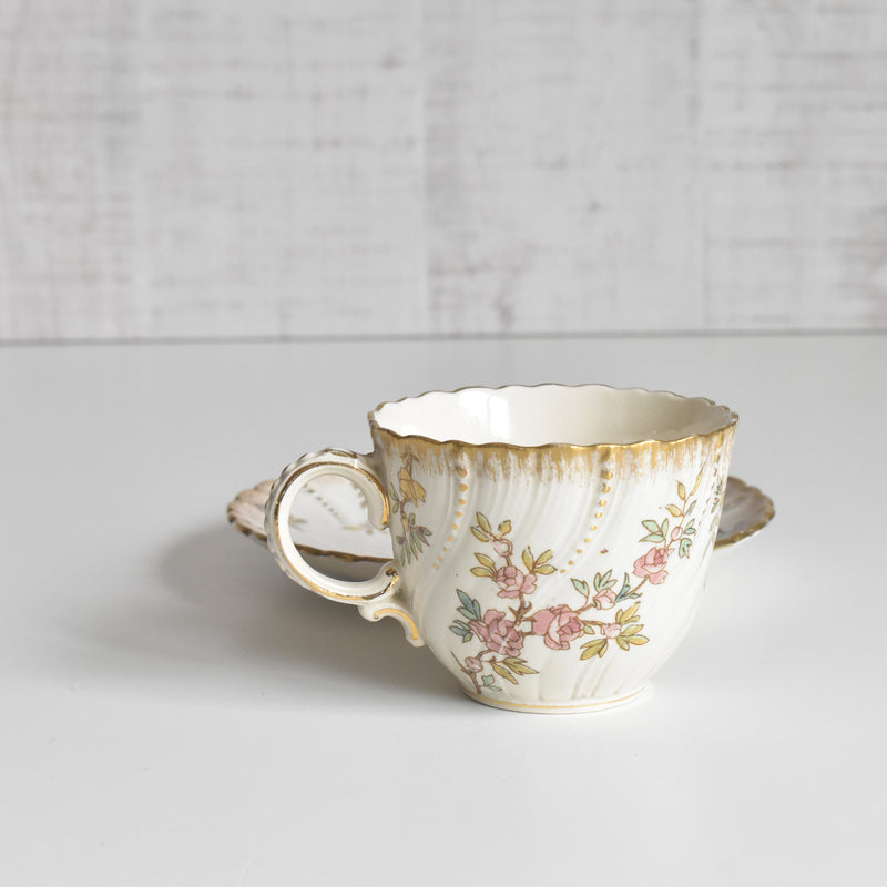 アンティークコーヒーカップ＆ソーサー U&Cサルグミンヌ Louis XV（ルイ１５世）A