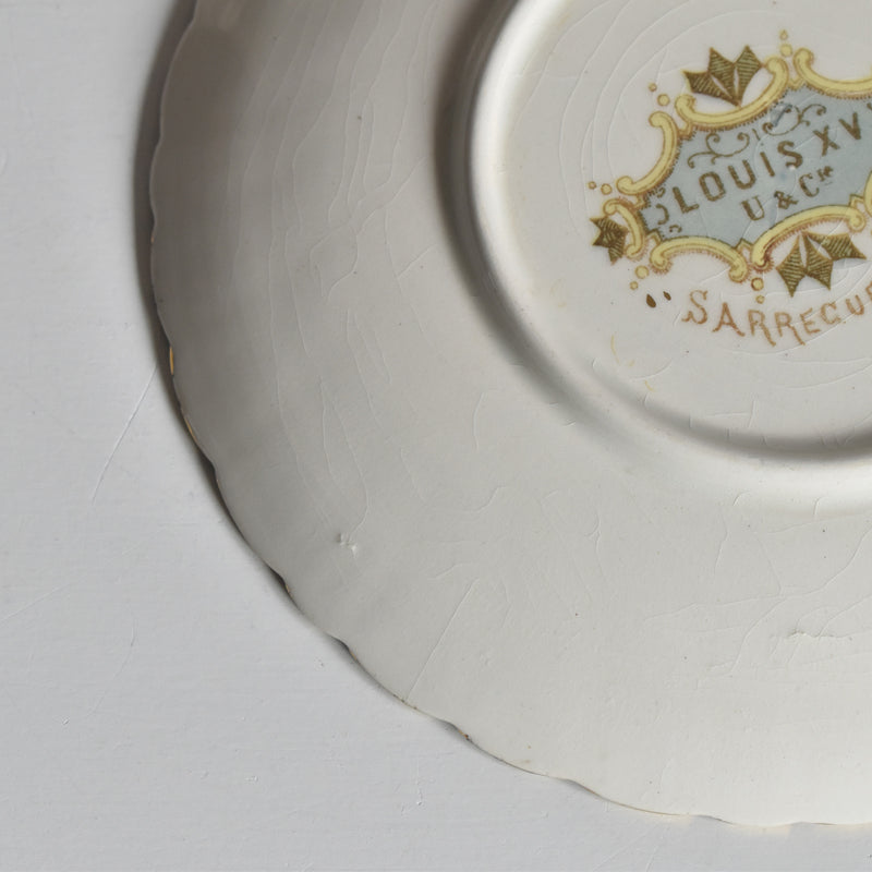 アンティークコーヒーカップ＆ソーサー U&Cサルグミンヌ Louis XV（ルイ１５世）B