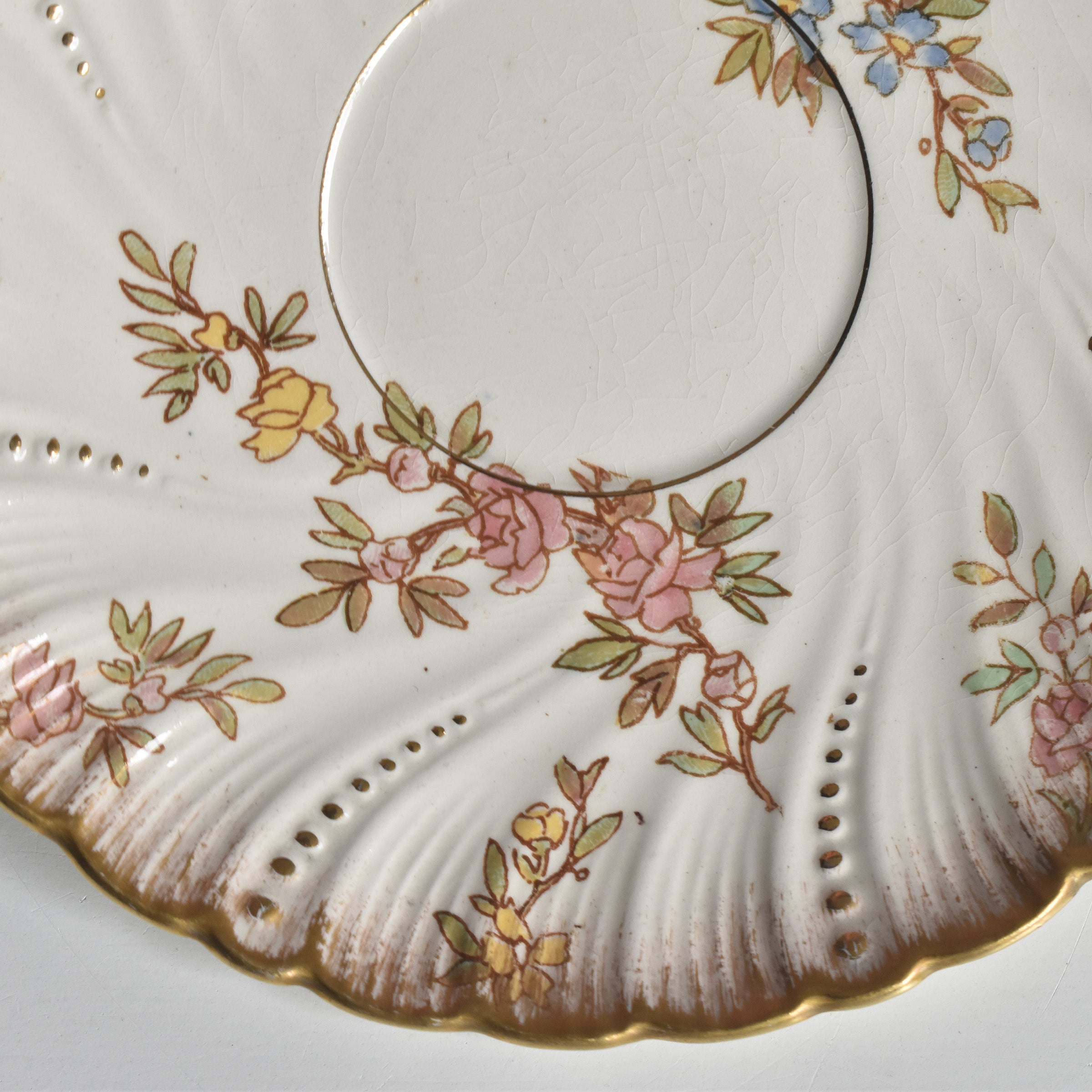アンティークコーヒーカップ＆ソーサー U&Cサルグミンヌ Louis XV