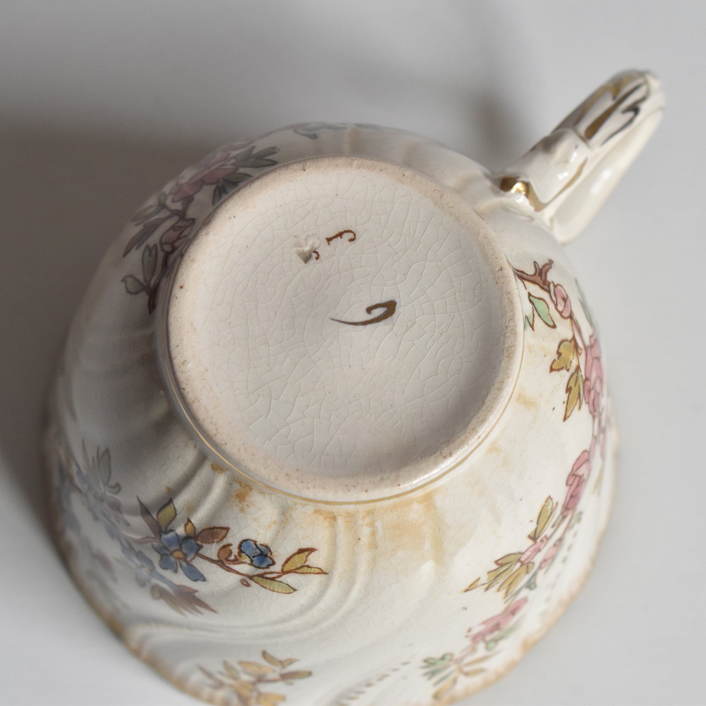 アンティークコーヒーカップ＆ソーサー U&Cサルグミンヌ Louis XV