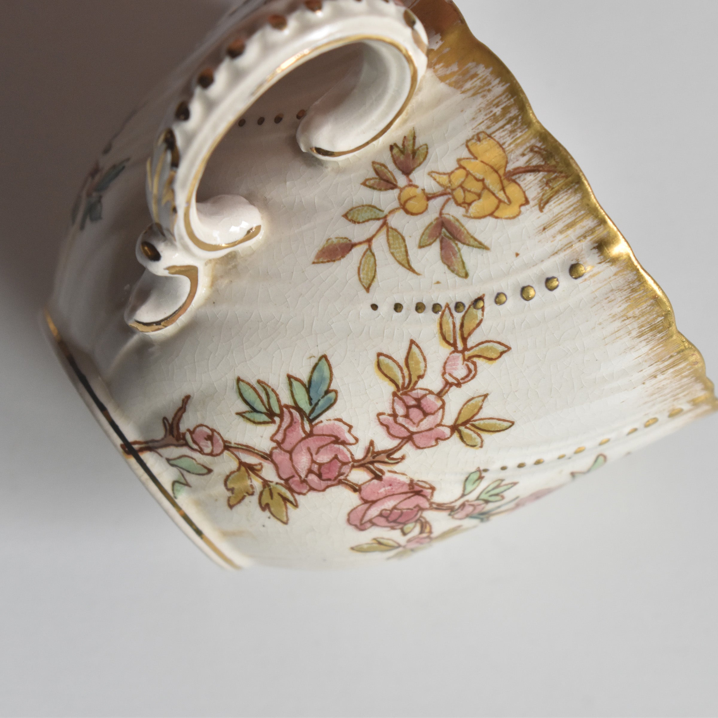 アンティークコーヒーカップ＆ソーサー U&Cサルグミンヌ Louis XV