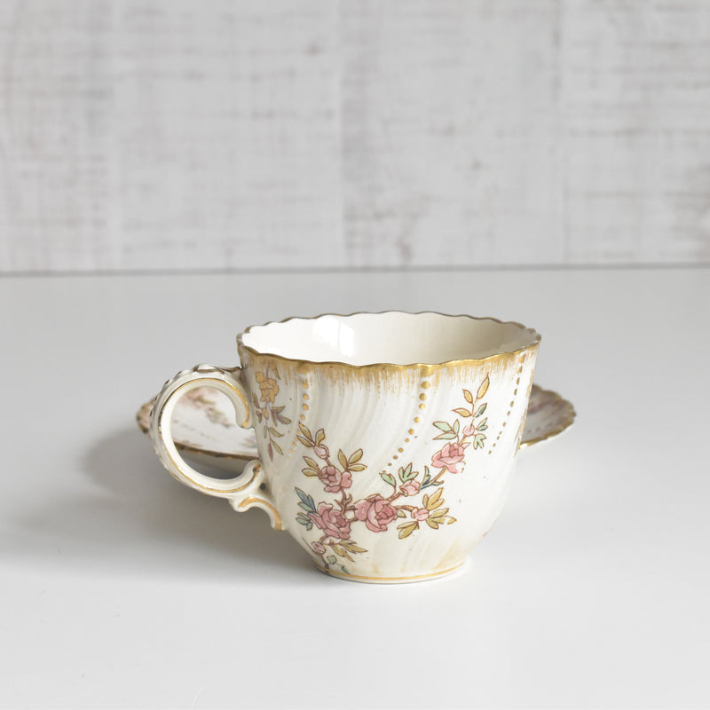 アンティークコーヒーカップ＆ソーサー U&Cサルグミンヌ Louis XV（ルイ１５世）B