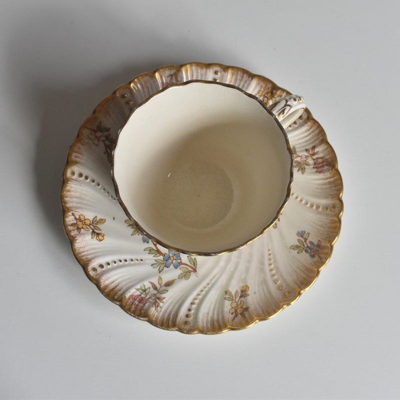 アンティークコーヒーカップ＆ソーサー U&Cサルグミンヌ Louis XV（ルイ１５世）B