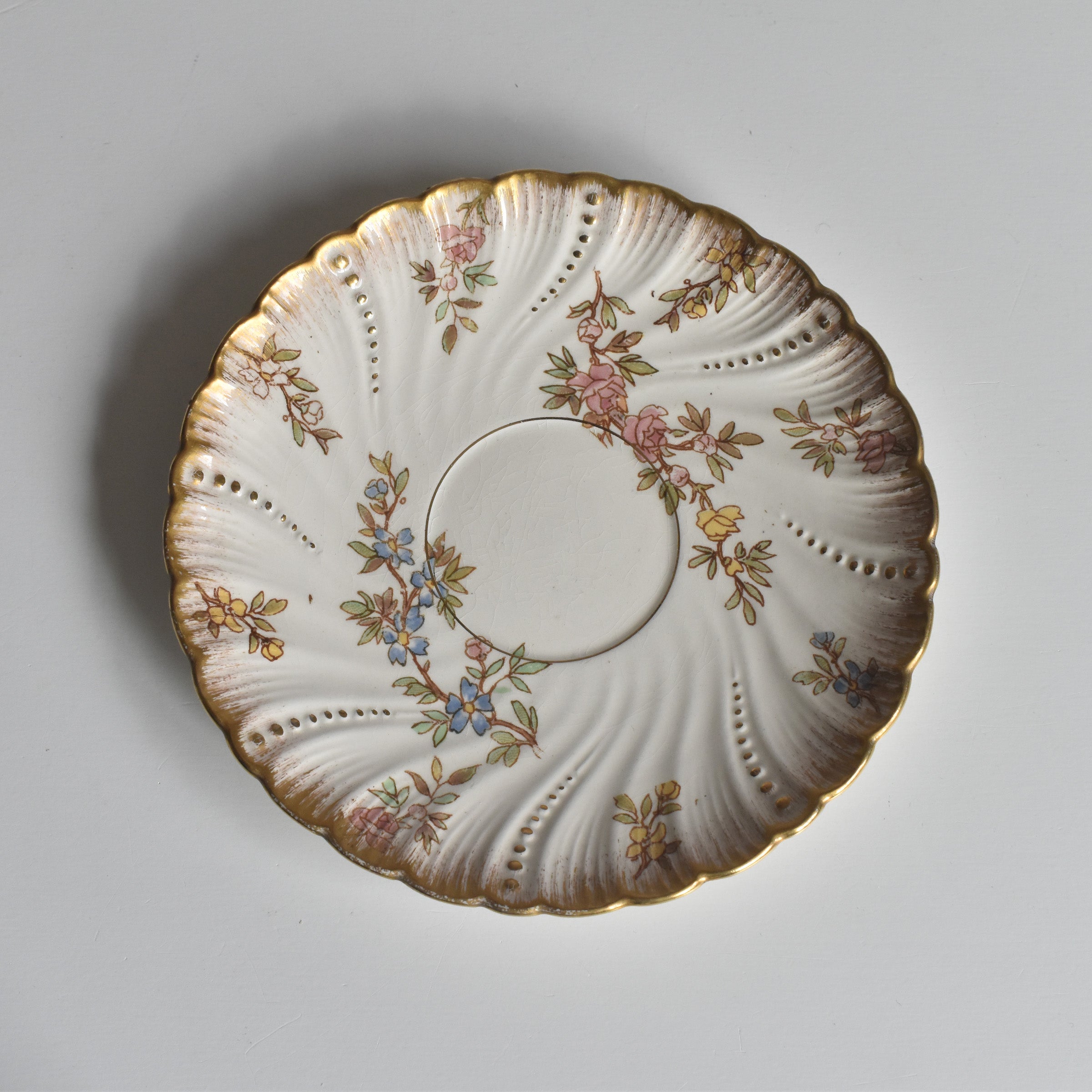 アンティークコーヒーカップ＆ソーサー U&Cサルグミンヌ Louis XV