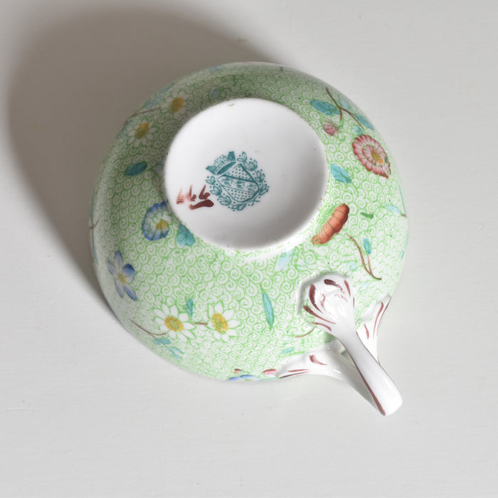 アンティークカップ＆ソーサー サルグミンヌ グリーン777