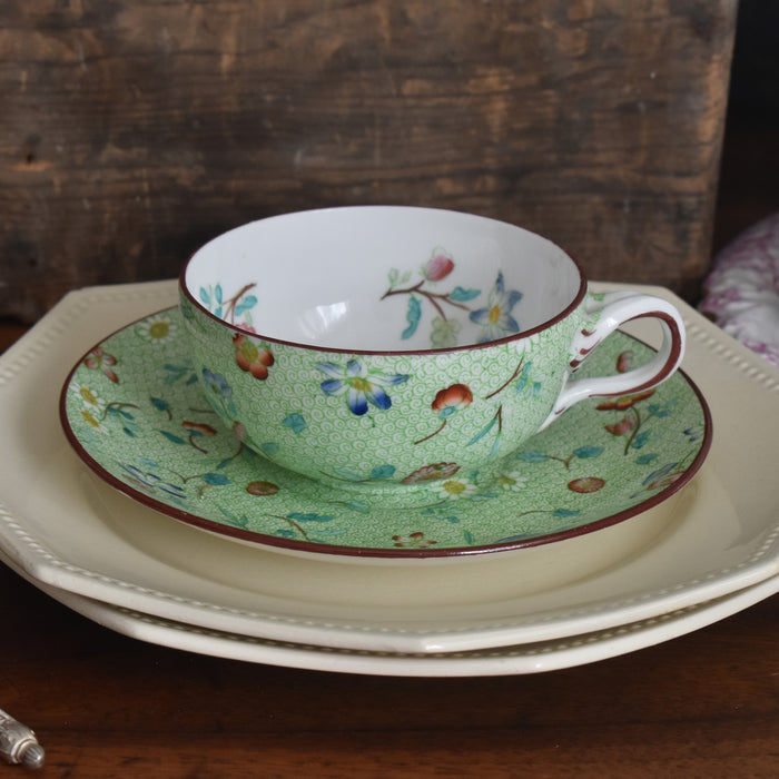 アンティークカップ＆ソーサー サルグミンヌ グリーン777