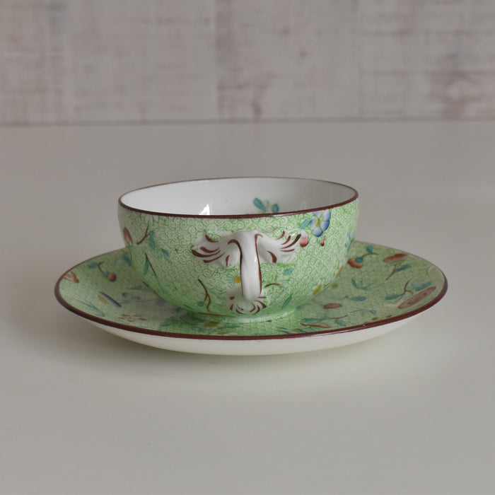 アンティークカップ＆ソーサー サルグミンヌ グリーン777