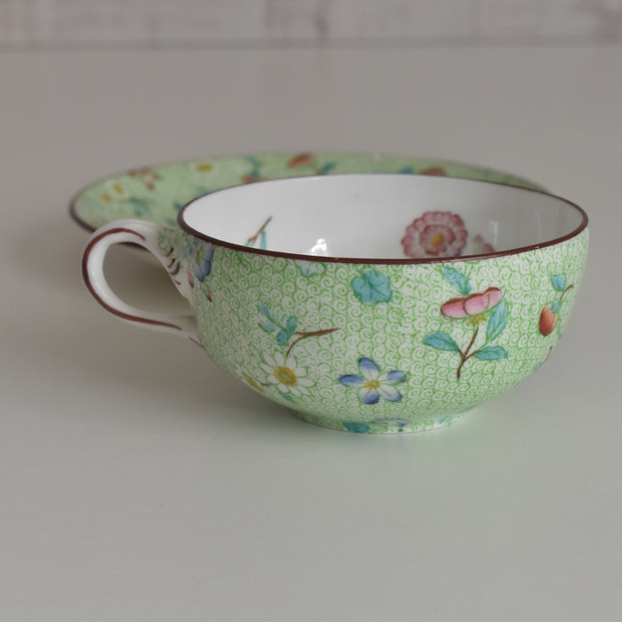 アンティークカップ＆ソーサー サルグミンヌ グリーン777