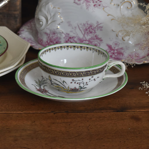 アンティークカップ＆ソーサー サルグミンヌ perruche (ペルーシュ）