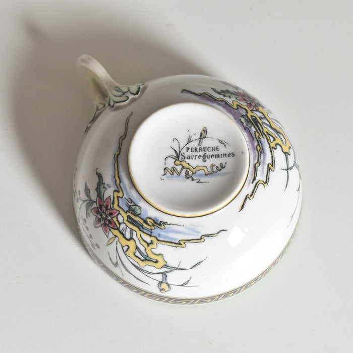 アンティークカップ＆ソーサー サルグミンヌ perruche (ペルーシュ）