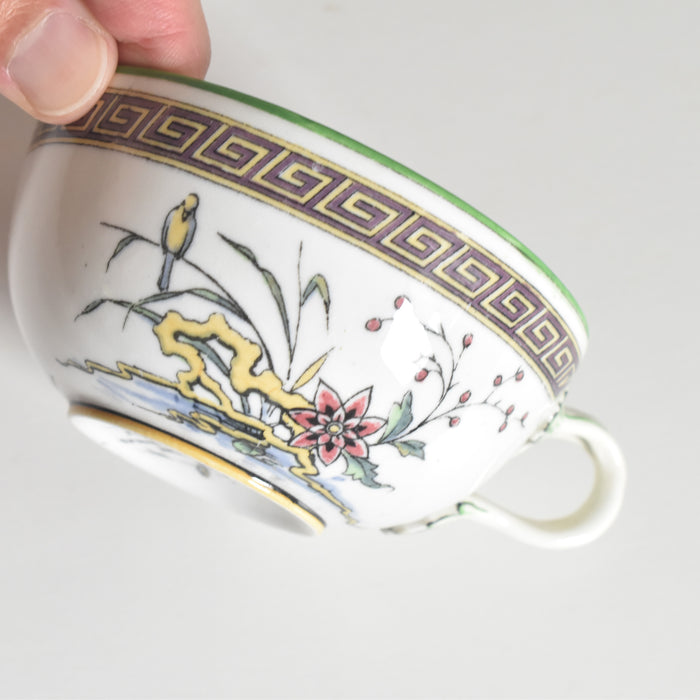 アンティークカップ＆ソーサー サルグミンヌ perruche (ペルーシュ）