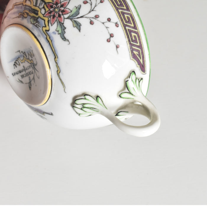 アンティークカップ＆ソーサー サルグミンヌ perruche (ペルーシュ）