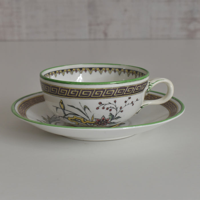 アンティークカップ＆ソーサー サルグミンヌ perruche (ペルーシュ）