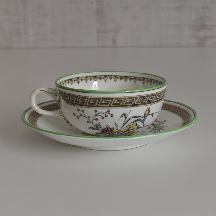 アンティークカップ＆ソーサー サルグミンヌ perruche (ペルーシュ）