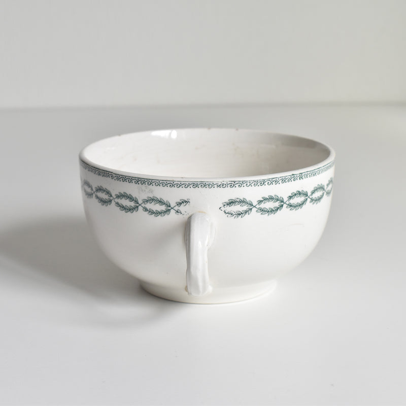 Antique Chocolate Cup, U&C Sarreguemines Nobilis