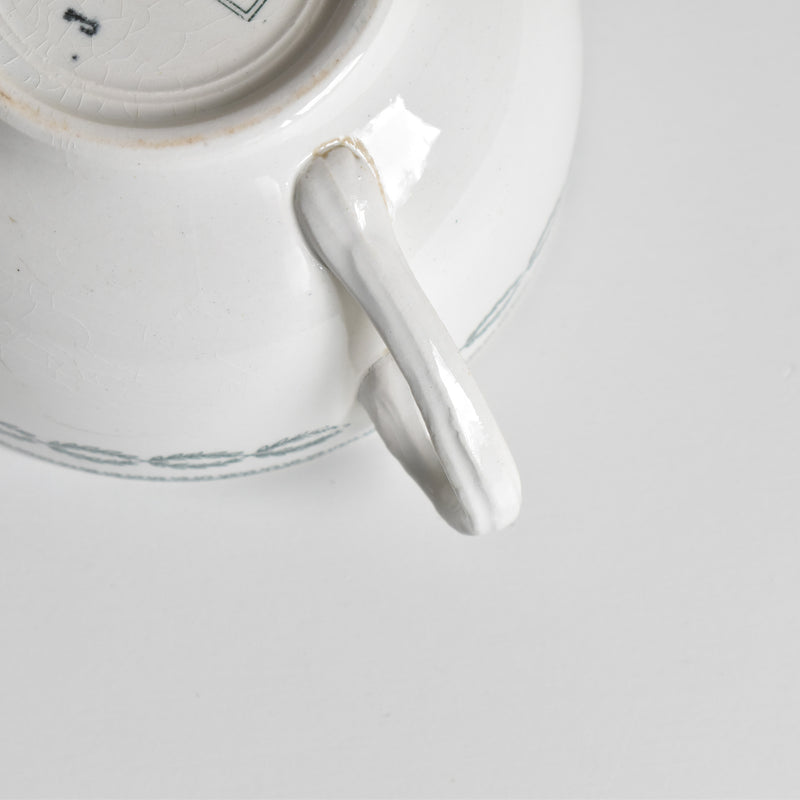 Antique Chocolate Cup, U&C Sarreguemines Nobilis