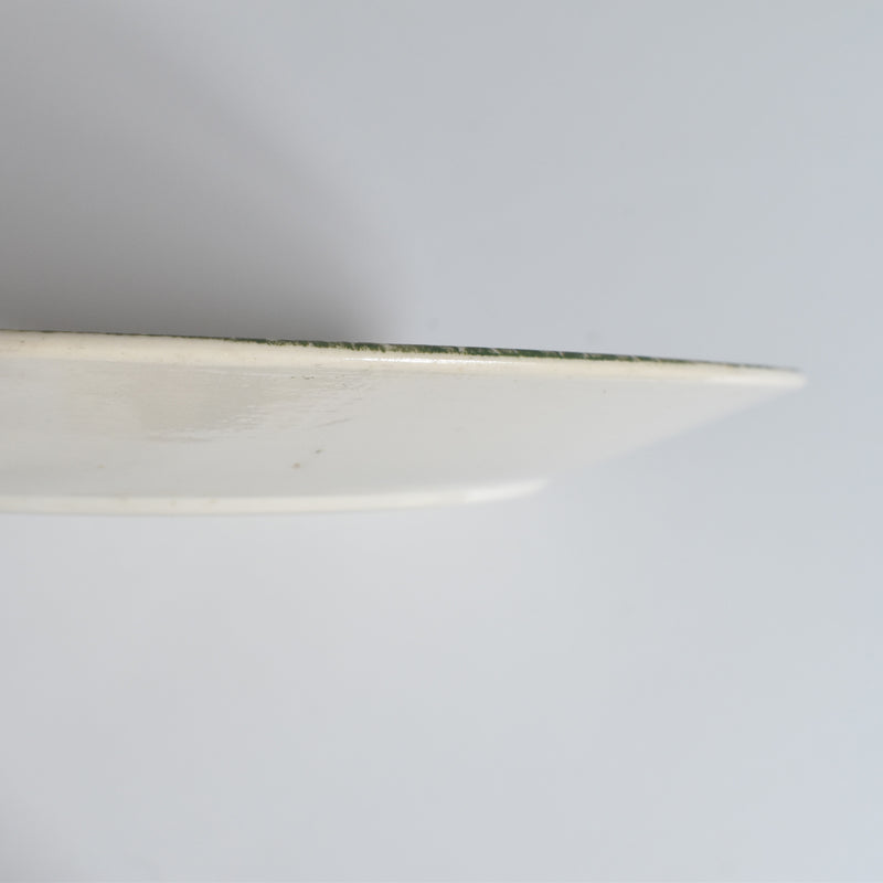 Antique Plate, U&C Sarreguemines, Géranium A