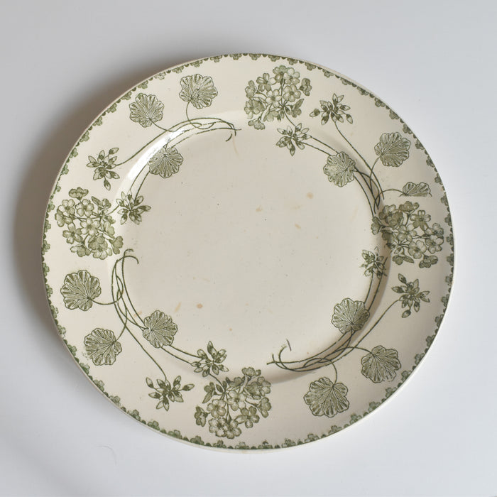 アンティークプレート U&C サルグミンヌ Géranium（ゼラニウム）B