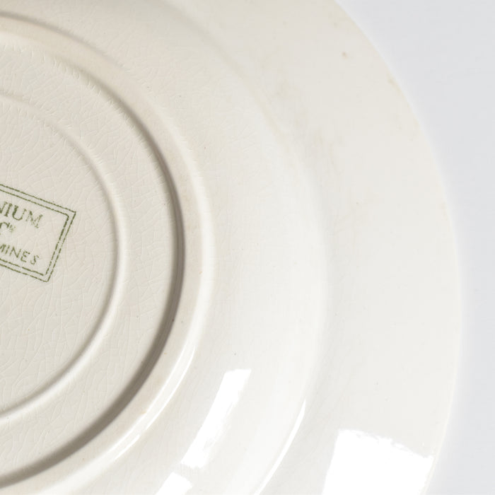 アンティーク深皿 U&C サルグミンヌ Géranium（ゼラニウム）A