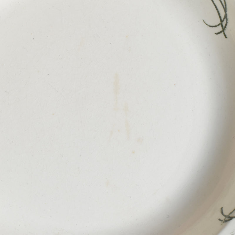 Antique Deep Plate U&C Sarreguemines Géranium (Geranium) B