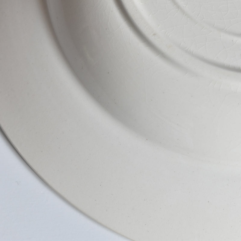 Antique Deep Plate U&C Sarreguemines Géranium (Geranium) B