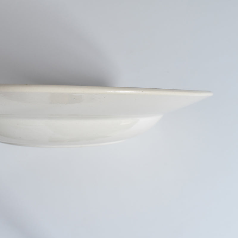 Antique Deep Plate U&C Sarreguemines Géranium (Geranium) B