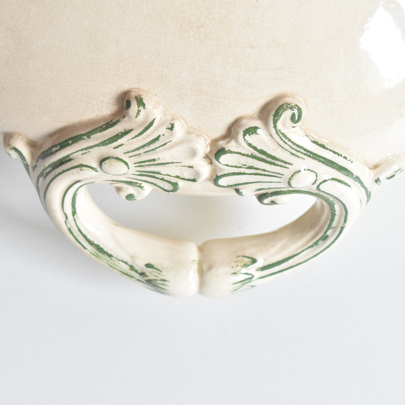 Antique Soup Tureen - U&C Sarreguemines Géranium