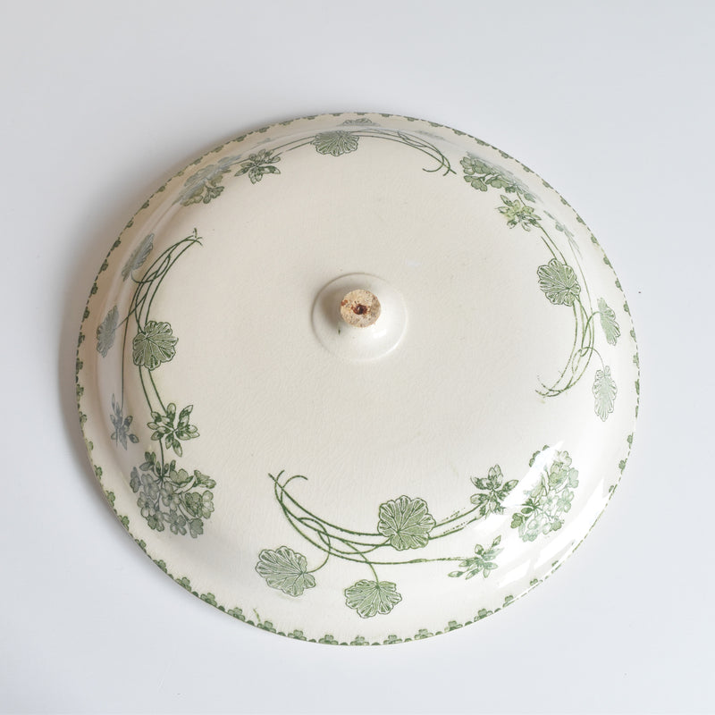Antique Soup Tureen - U&C Sarreguemines Géranium
