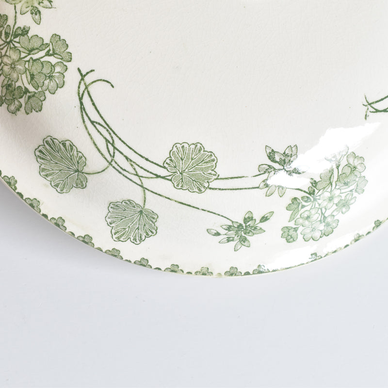Antique Soup Tureen - U&C Sarreguemines Géranium