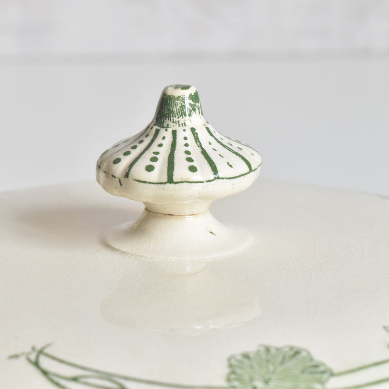 Antique Soup Tureen - U&C Sarreguemines Géranium