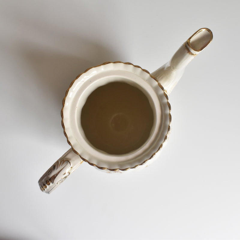 Antique Coffee Pot, U&C Sarreguemines, Louis XV