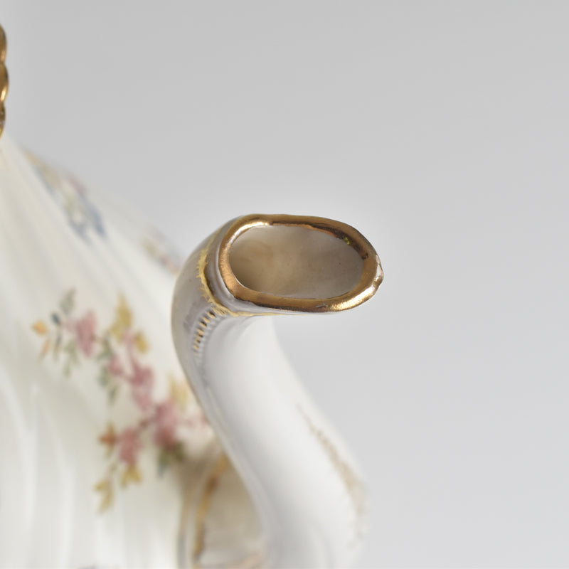 Antique Coffee Pot, U&C Sarreguemines, Louis XV