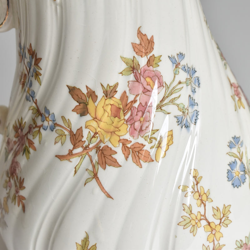 Antique Coffee Pot, U&C Sarreguemines, Louis XV