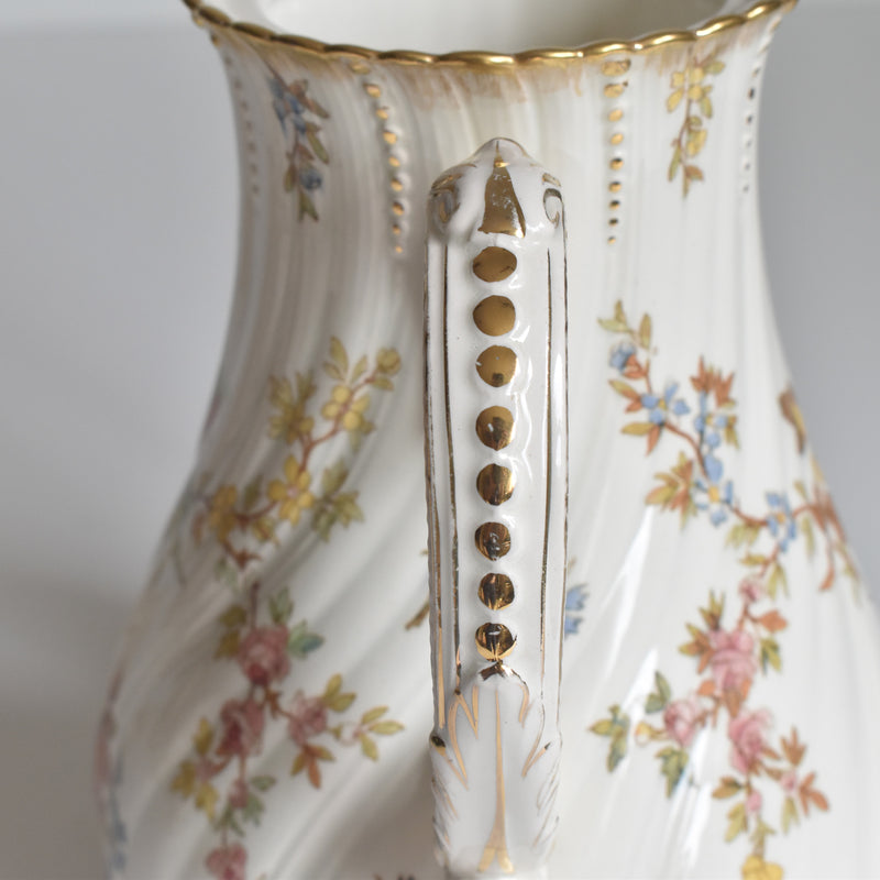 Antique Coffee Pot, U&C Sarreguemines, Louis XV