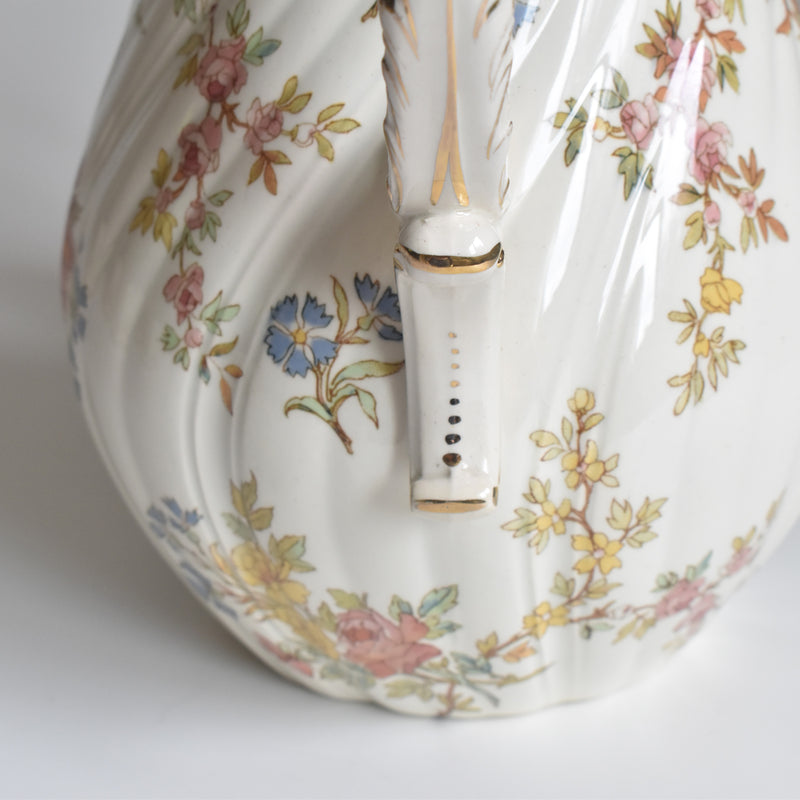 Antique Coffee Pot, U&C Sarreguemines, Louis XV