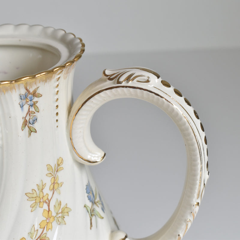 Antique Coffee Pot, U&C Sarreguemines, Louis XV