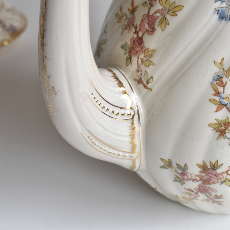 Antique Coffee Pot, U&C Sarreguemines, Louis XV