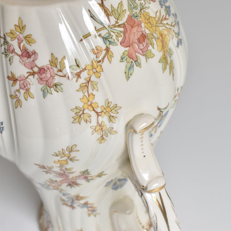 Antique Coffee Pot, U&C Sarreguemines, Louis XV