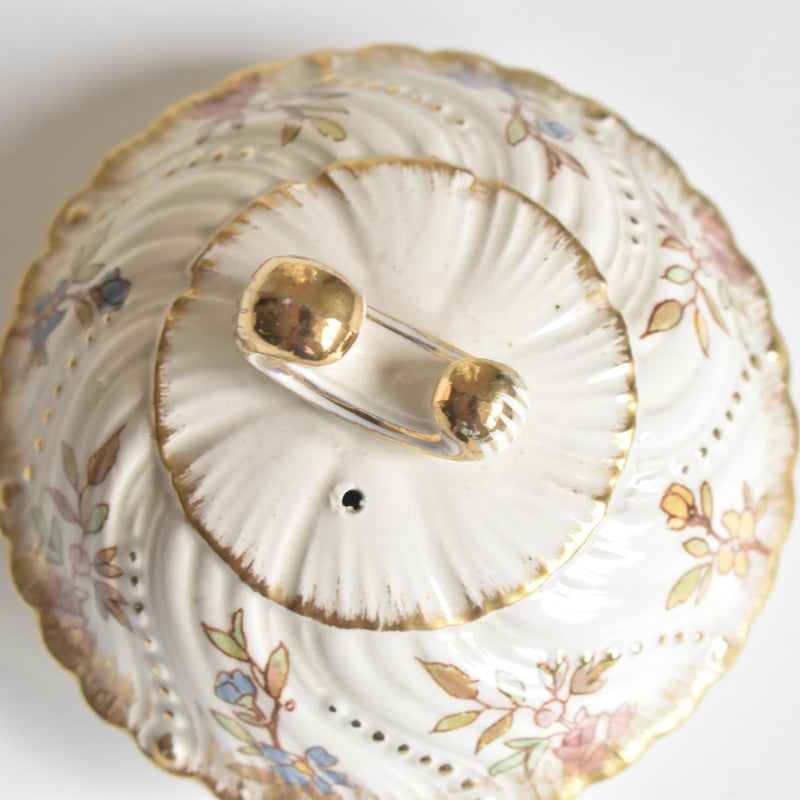Antique Coffee Pot, U&C Sarreguemines, Louis XV