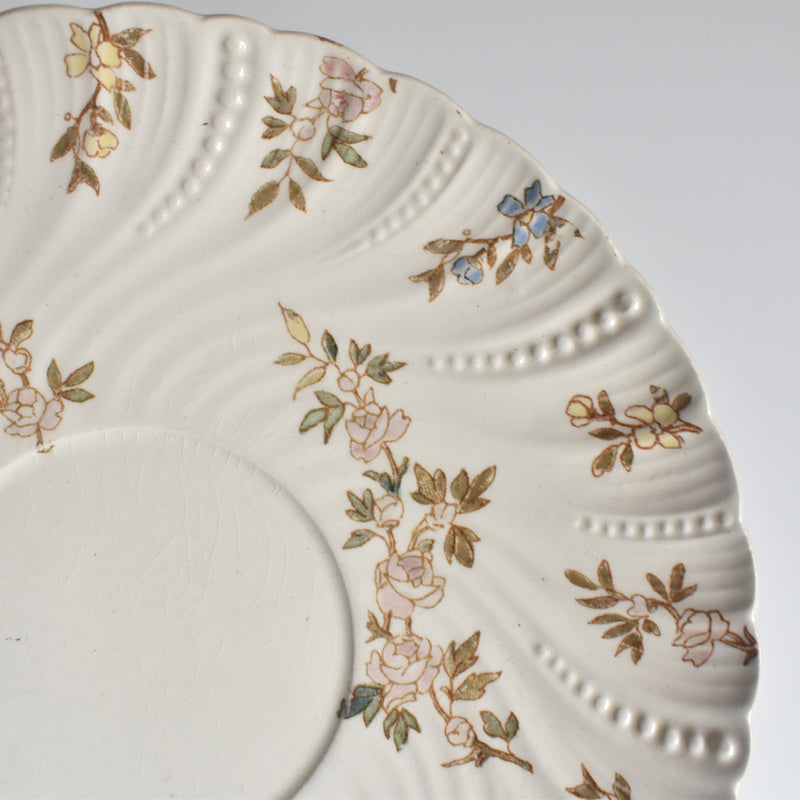 Antique Saucer U&C Sarreguemines Louis XV A