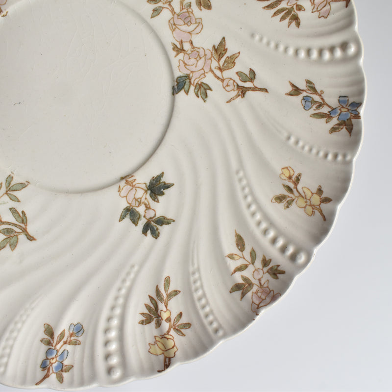 Antique Saucer U&C Sarreguemines Louis XV A