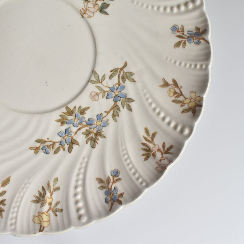 Antique Saucer U&C Sarreguemines Louis XV A