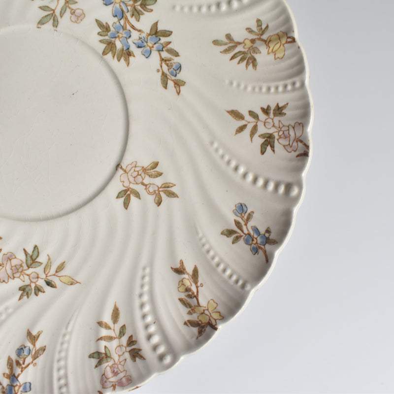 Antique Saucer U&C Sarreguemines Louis XV A