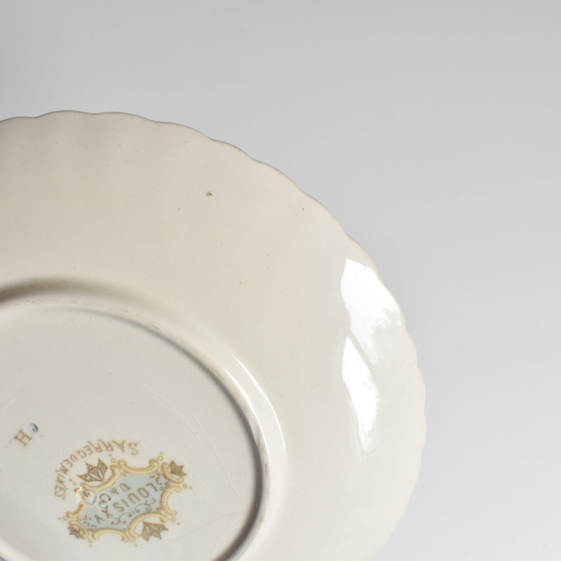 Antique Saucer U&C Sarreguemines Louis XV A