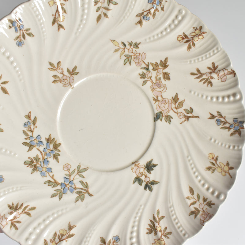 Antique Saucer U&C Sarreguemines Louis XV A