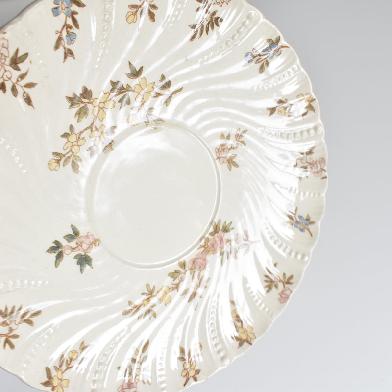 Antique Saucer, U&C Sarreguemines Louis XV B