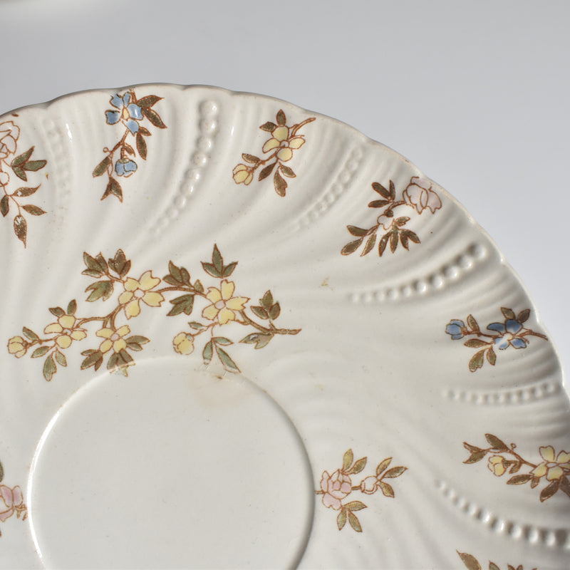 Antique Saucer, U&C Sarreguemines Louis XV B