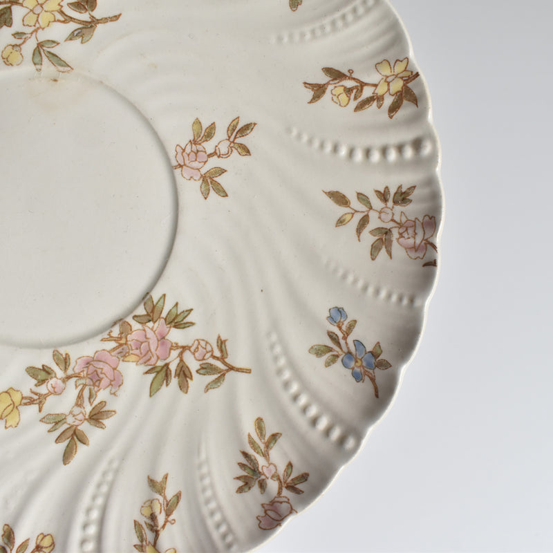 Antique Saucer, U&C Sarreguemines Louis XV B