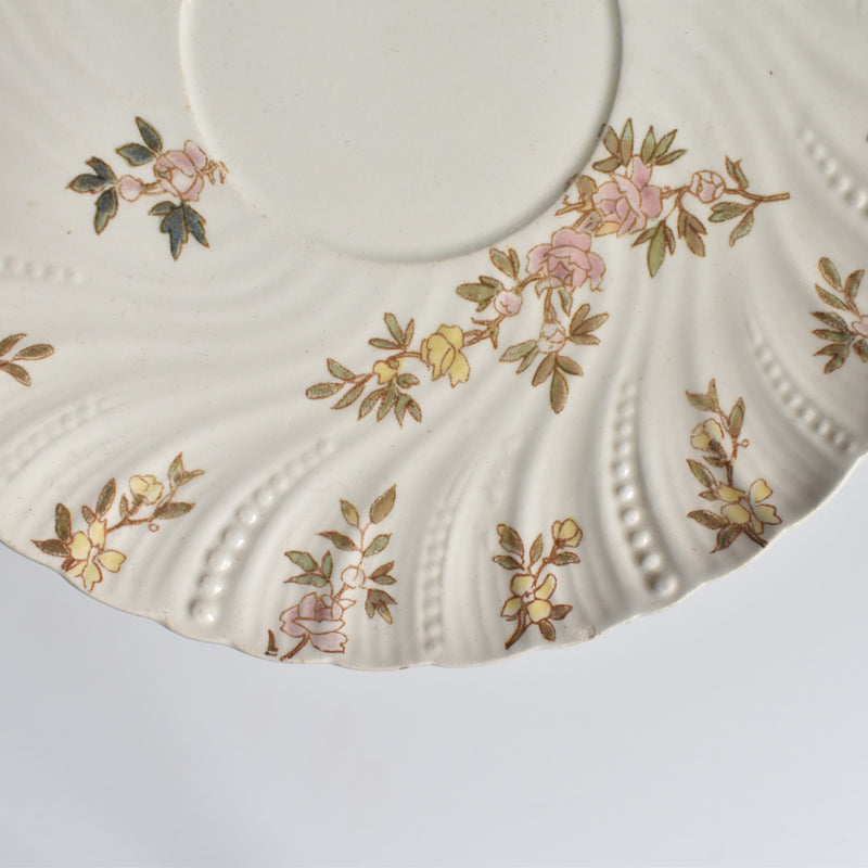 Antique Saucer, U&C Sarreguemines Louis XV B