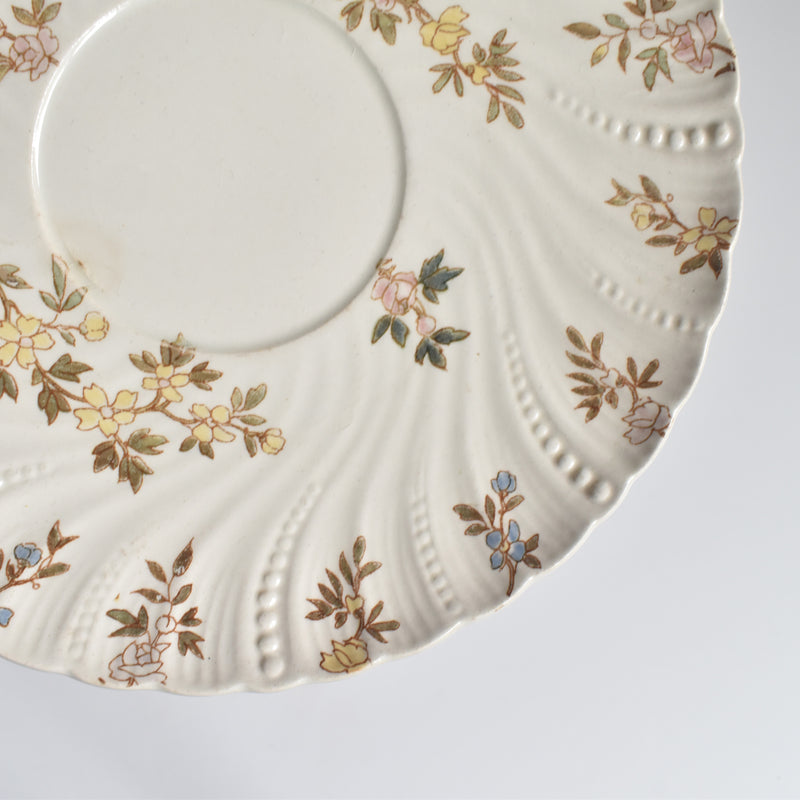 Antique Saucer, U&C Sarreguemines Louis XV B